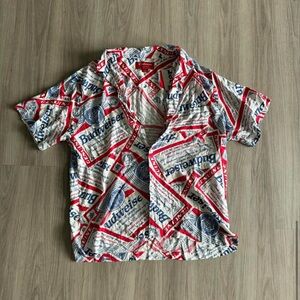 Pacsun Budweiser Button Up
